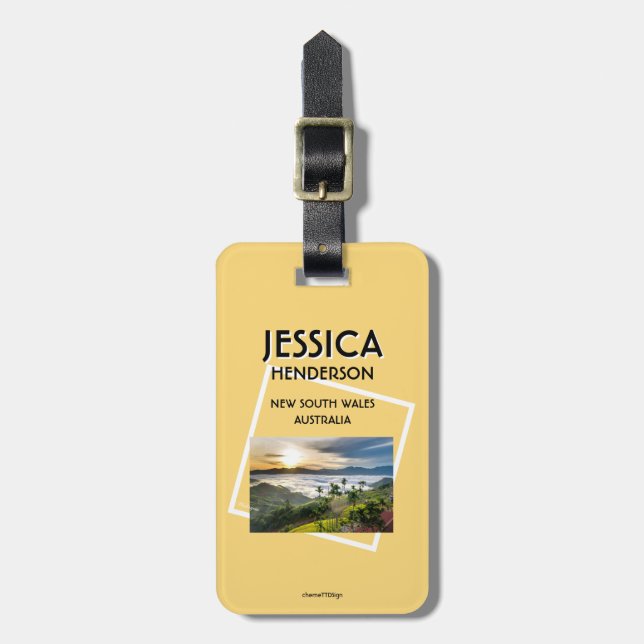 Nature LT07-0426 Luggage Tag (Front Vertical)