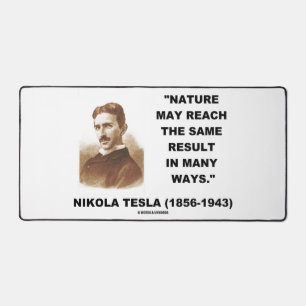 Nature May Reach Same Result In Many Ways Quote Desk Mat