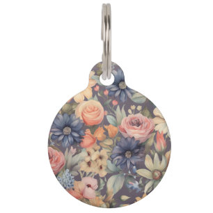 Nature meets artistry in beautifully daisy design pet tag