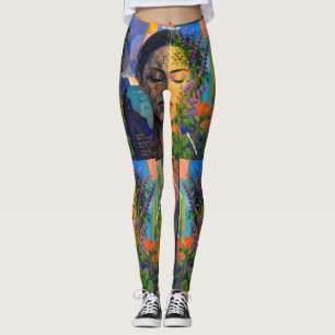 Nature Mends What Breaks (With caption) Leggings