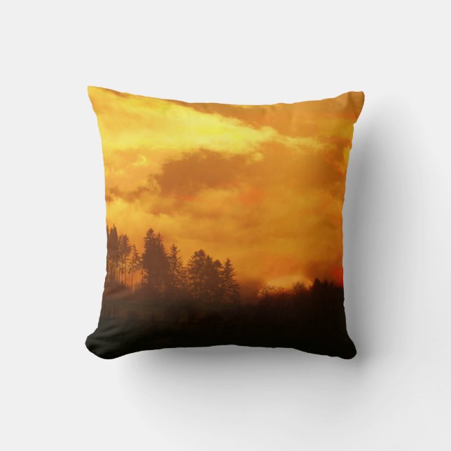 NATURE MORNING SUNRISE  CUSHION (Front)