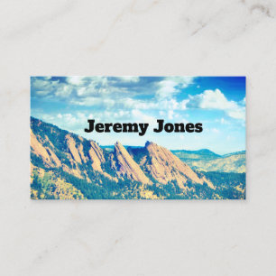 nature mountain landscape photography business card