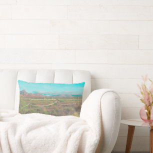 Nature Mountains South Africa ZA Fields Lumbar Cushion