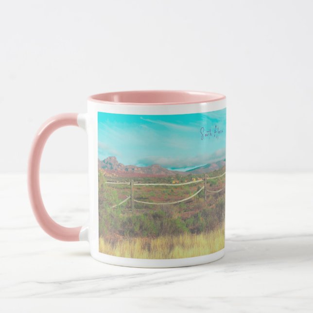Nature Mountains South Africa ZA Fields Mug (Left)