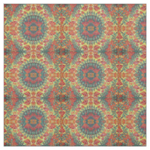 nature mushroom pattern fabric