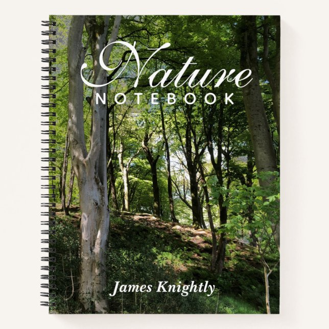 Nature Notebook with Owner's Name (Front)