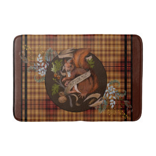 Nature Nut Squirrel  Bath Mat