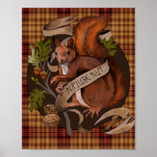Nature Nut Squirrel Poster (Front)