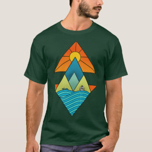 Nature ocean and mountains T-Shirt
