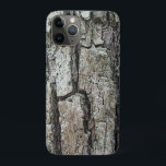 Nature Old Pine Bark Case-Mate iPhone Case<br><div class="desc">Wood for wood's sake! Close up photo of bark on old pine tree,  from Norwegian woods. Grey colour scheme. Nature meets technology.</div>