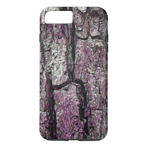 Nature Old Pine Bark Photo Purple iPhone 8 Plus/7 Plus Case