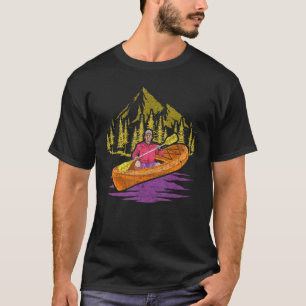 Nature Outdoor Sport Mountains Kayak Paddling Kaya T-Shirt