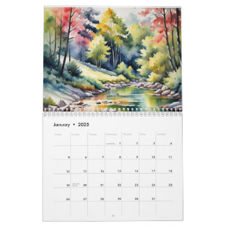Nature Paintings Calendar