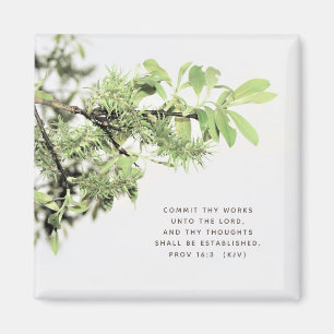 Nature Photo Bible Verse Magnet