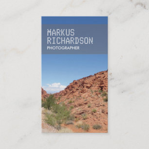 NATURE PHOTO Business Card for Photographers