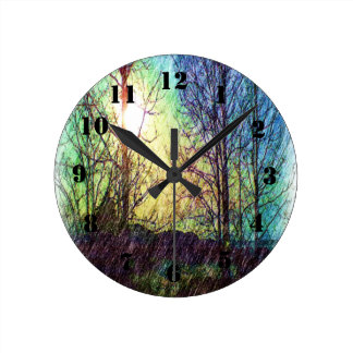 Forest Drawing Wall Clocks | Zazzle.co.nz