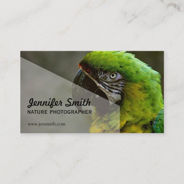 Nature Photographer Business Card (Front)