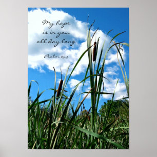 Nature Photography Poster Christian Scripture