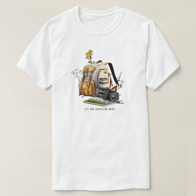 Nature Photography T-Shirt (Design Front)