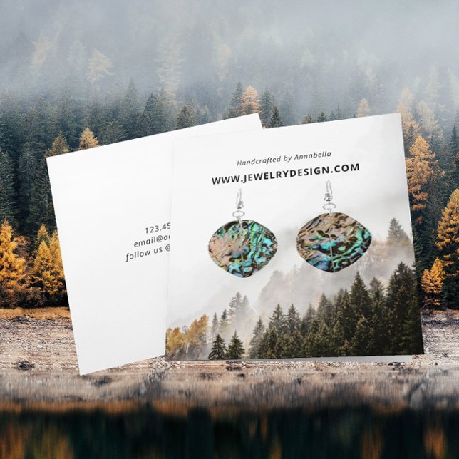 Nature Pine Woods Earring Jewellery Display Card (Creator Uploaded)