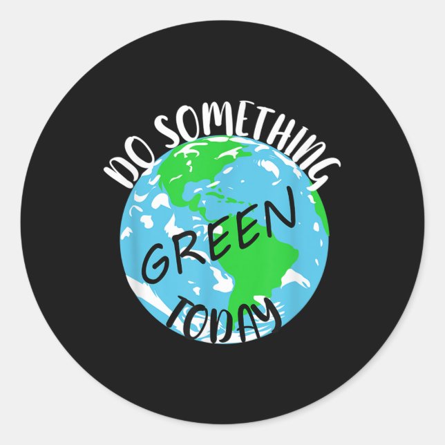 Nature Protection, Air Conditioning Heating, Envir Classic Round Sticker (Front)