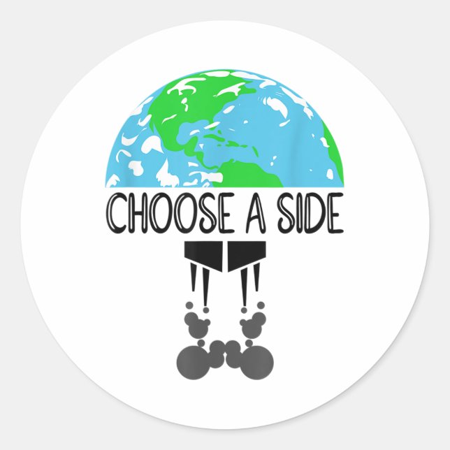 Nature Protection, Air Conditioning Heating, Envir Classic Round Sticker (Front)