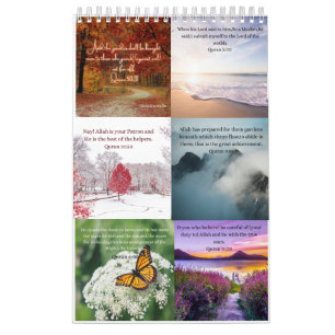 nature quranic muslim calendar