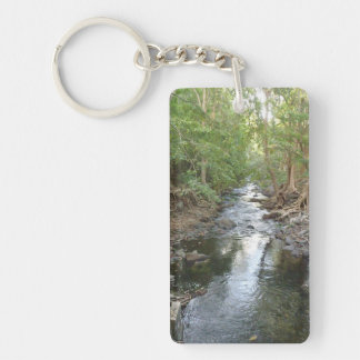 Nature rectangular Key Ring