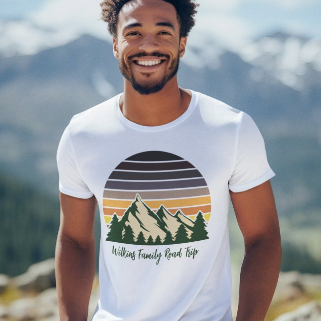 Nature Road Trip Forest Cool Custom Family T-Shirt (Creator Uploaded)
