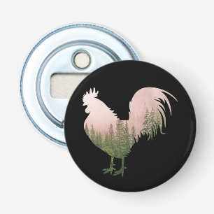 NATURE ROOSTER CHICKEN FOREST STYLE BOTTLE OPENER