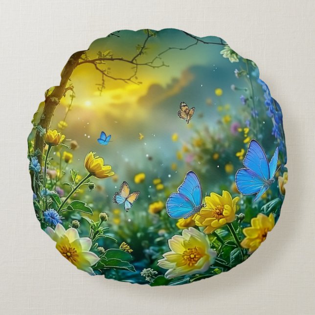 nature round cushion (Front)
