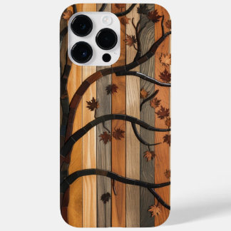  Nature’s Art: Wooden Plank Tree Mosaic Phone Case