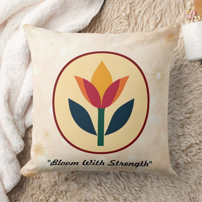 "Nature’s Bloom Statement" Cushion (Blanket)