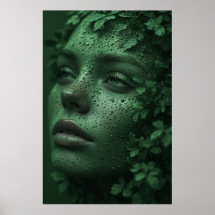 Nature’s Embrace: A Portrait of Beauty Poster