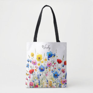 Nature’s Garden Personalised Tote Bag