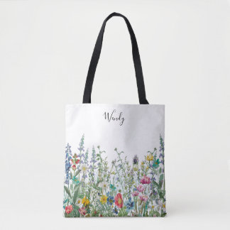 Nature’s Garden Personalised Tote Bag