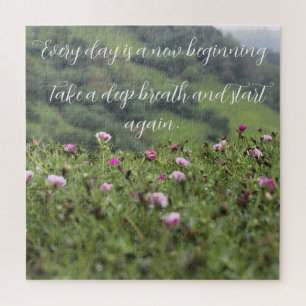 Nature’s Inspiration Motivational Custom Jigsaw Puzzle