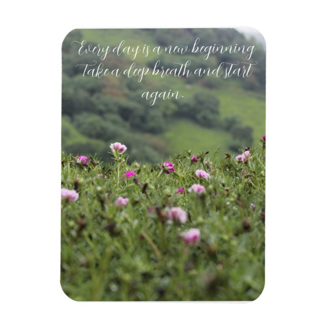 Nature’s Inspiration Motivational Custom Magnet (Vertical)