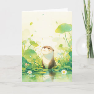 Nature’s Little Explorer Otter Card