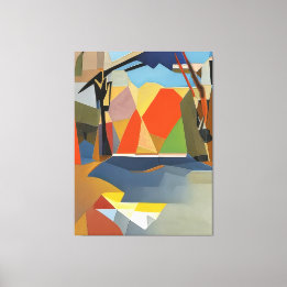 Nature’s Palette, No.001 – Abstract Botanical Canvas Print