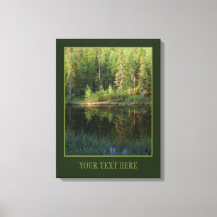 Nature’s Reflections custom canvas print