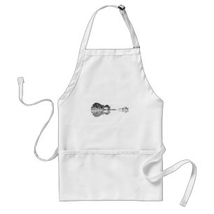 Nature’s Song: Forest Landscape Guitar Art Standard Apron