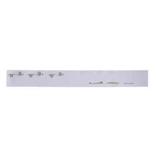 Nature Scene (ducks, gator) Satin Ribbon