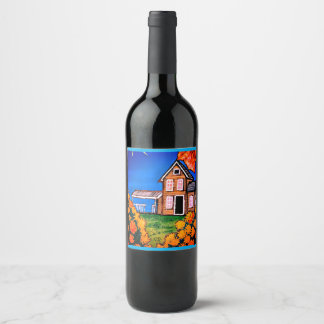Nature Scene Wine Label