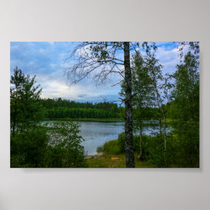 Nature Scenery Landscape Forest Belarus Poster