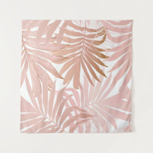 Nature seamless pattern. Hand drawn abstract tropi Tapestry