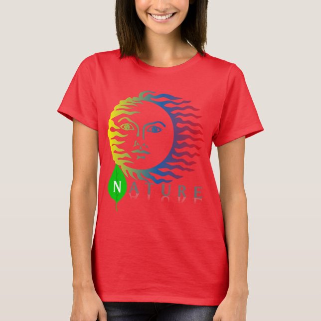 Nature' Spiral Tie-Dye T-Shirt (Front)