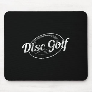 Nature Sports Uni-adults Black Disc Golf Vintage P Mouse Pad