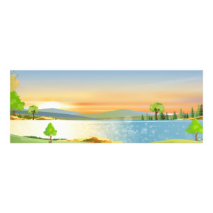 Nature Spring landscape Photo Print