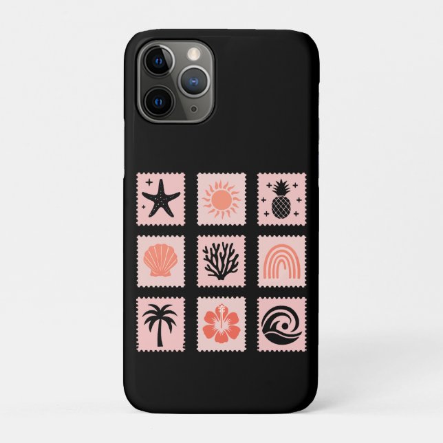 Nature stamp collage Case-Mate iPhone case (Back)